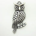 Vintage Long Owl Charm in 2 Finishes for DIY Jewelry Making view 4