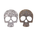Skull Charm in 2 Metal Finishes for Jewelry Making view 4