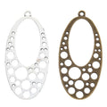 Oval Bubble Cutout Chandelier Connector in Two Antique Finishes view 4