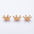Mini Crown Metal Beads in Nine Finishes for Jewelry Making view 4