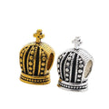 Crown Slider Bead in 2 Metal Finishes for Jewelry Making view 4