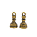 Chess Pawn Charm In 3 Metal Finishes For Jewelry Making view 4