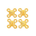 Chinese Knot Connector in 4 Metal Finishes for Jewelry Making view 4