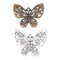 Openwork Butterfly Components in Two Antique Finishes view 4