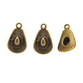 Cowboy Hat Charm In 2 Metal Finishes For Jewelry Making view 4