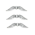 4-Finish Wing Spacer Bead Metal Jewelry Components for Crafts view 4
