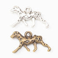 Running Dog Charm Metal Pendant for Jewelry Making view 4