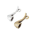 Mini Smoking Pipe Charm in Multiple Metal Finishes for Jewelry Making view 4