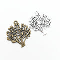 Openwork Branching Tree Metal Charms in 2 Pictured Finishes view 4