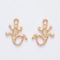 Curled-Tail Gecko Charm Metal Pendant for Jewelry Making view 4