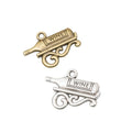Wine Bottle Rack Charm in 2 Metal Finishes for Jewelry Making view 4