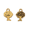 Tree of Life Medallion Metal Charm for Jewelry Making in 3 Visible Finishes view 4