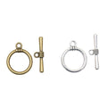 Plain Ring and Bar Toggle Clasp Jewelry Making Component view 4