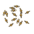 Double Loop Bead Link Jewelry Making Component In 4 Finish Options view 4