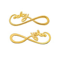 Infinity Hope Word Connector in Five Metallic Finishes view 4