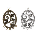 Oval Vine Chandelier Connector in Two Antique Finishes view 4