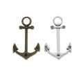 Nautical Anchor Detailed Metal Charm in 2 Finishes view 4