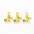 Seated Monkey Charm Pendants in 5 Metal Finish Options view 4