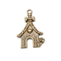 Doghouse Vintage Metal Charm Pendant for Jewelry Making view 4