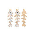Enamel Fish Skeleton Alloy Charm in 8 Pictured Options view 4
