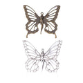 Large Openwork Fairy Butterfly Charms in Bronze and Silver view 4