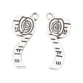 Vintage Tape Measure Charm in 2 Finishes for DIY Jewelry Making view 4