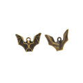Spread Wing Bat Metal Charm in Two Antique Finishes view 4