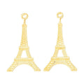 Eiffel Tower Metal Charm in 3 Distinct Finishes for Jewelry Making view 4