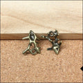Vintage Deer Head Charm in 2 Finishes for DIY Jewelry Making view 4