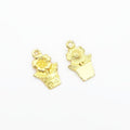 Flower Pot Charm Metal Jewelry Making Component Pendant view 4