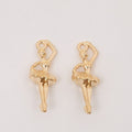 Ballerina Charm In 4 Metal Finishes For Jewelry Making view 4