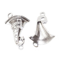 Vintage Wizard Hat Charms in Multiple Finishes for Jewelry Making view 4
