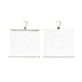 Square Cabochon Setting Metal Charms in Six Finishes view 4