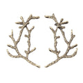 Textured Branch Connector Charms in Four Metal Finishes view 4