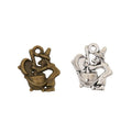 Witch At Cauldron Charm In 2 Metal Finishes For Jewelry Making view 4