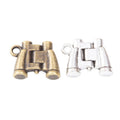 Binoculars Metal Charm 2 Finish Options Craft Supply view 4