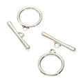 Round Toggle Clasps in Antique Bronze Gold and Silver Finishes view 4