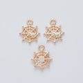 Vintage Spiderweb Charms in Multiple Finishes for Jewelry Making view 4