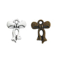 Long-Tail Bow Metal Charm in 2 Pictured Finishes Jewelry view 4