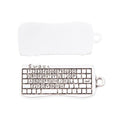 Computer Keyboard Metal Charms in Two Antique Finishes view 4