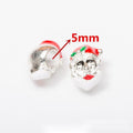 Red Christmas Large Hole Bead Charms in 10 Styles for Jewelry Making view 4