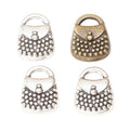 2-Finish Studded Handbag Metal Jewelry Components for Crafts view 4