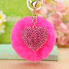 Crystal-Heart Fuchsia-Pom