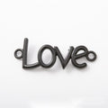Black Heart Connector Three Openwork Metal Jewelry Link Designs view 7