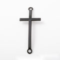 Assorted Black Cross Metal Pendant Charms in 8 Distinct Finishes view 11