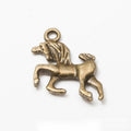 Chinese Zodiac Animal Metal Charms in Antique Bronze and Silver view 9