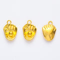 Zinc Alloy Baseball Glove Charm Pendant for DIY Necklace Bracelet Jewelry Making view 4
