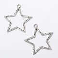 Zinc Alloy Five Point Star Charm Pendant No.644514 for DIY Necklace Bracelet Jewelry Making view 3