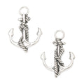 Zinc Alloy Anchor Charm Pendant for DIY Necklace Bracelet Jewelry Making view 2