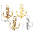 Zinc Alloy Anchor Charm Pendant for DIY Necklace Bracelet Jewelry Making view 1
